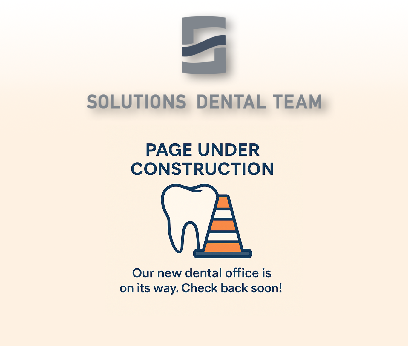 Solutions Dental Team - Page Under Construction